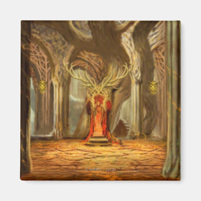 Woodland Realm Throne Room Concept Magnet (Front)