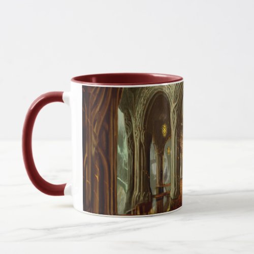 Woodland Realm Throne Room Concept Mug