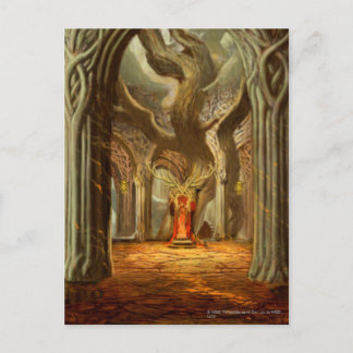 Woodland Realm Throne Room Concept Postcard
