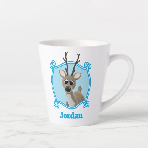 Woodland Reindeer Latte Mug