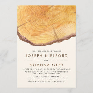 Woodland Rings Wedding Invitations