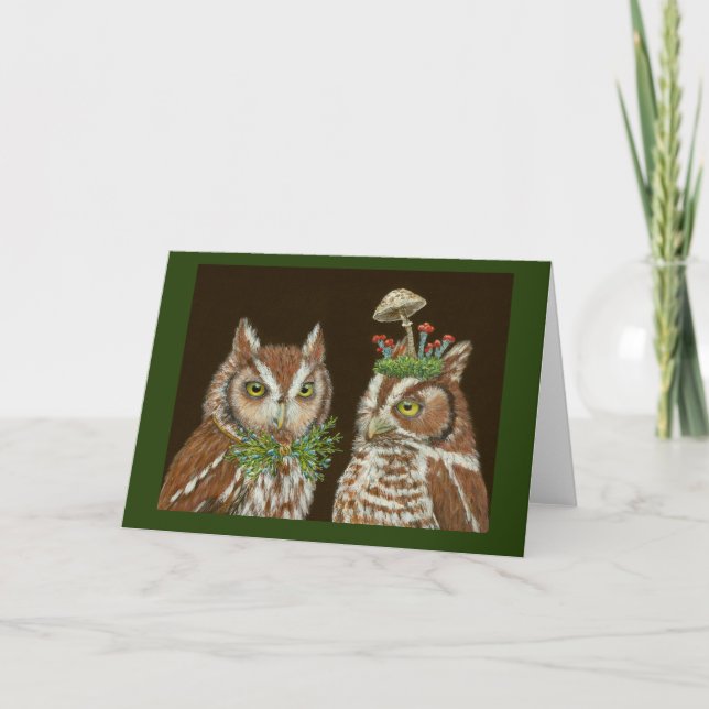 Woodland Romance greeting card (Front)