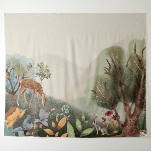 Woodland Scene Tapestry