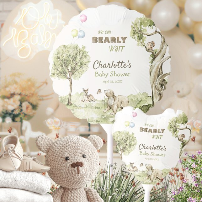 Woodland Scenery Bearly Wait Forest Balloon (Woodland Scenery Bearly Wait Forest Balloon ©Susanne Sachers - Sunny Mind 🌞)