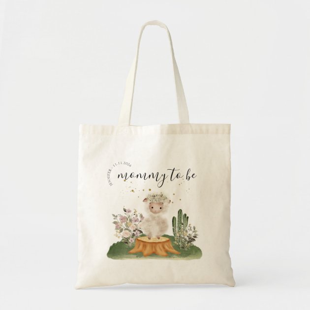 Woodland Sheep Mommy Tote Bag