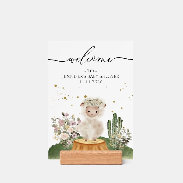 Woodland Sheep Welcome Ceremony Holder