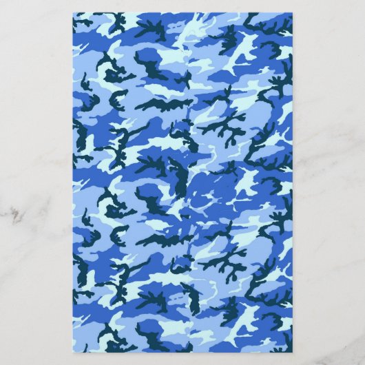 Woodland Sky Blue Camouflage (Front)