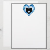 Woodland Sky Blue Camouflage Kissing Couple (Front/Back)