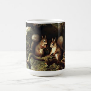 Woodland Squirrels in Oak Tree Coffee Mug