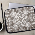 Woodland Squirrels Mandala Laptop Sleeve<br><div class="desc">Looking for a stylish and personalized laptop case that will keep your device protected while also showcasing your unique style? Look no further than our hand-drawn squirrels mandala laptop case! Featuring a beautiful and intricate design of cute squirrels, autumn leaves, and forest elements patterned in a mandala this beautiful tech...</div>