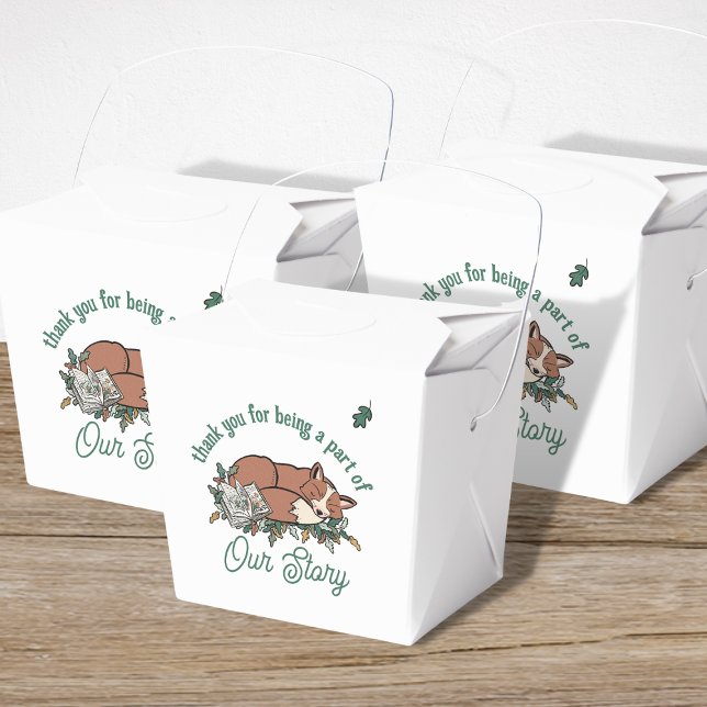 Woodland Storybook Baby Shower Favor Boxes (Woodland Storybook Baby Shower Favor Box)