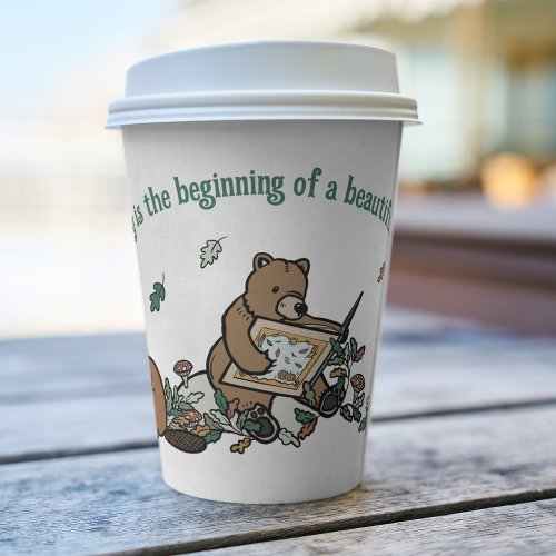 Woodland Storybook Baby Shower Paper Cups