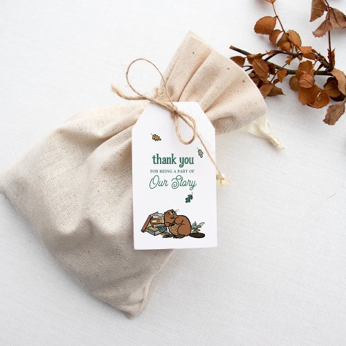 Woodland Storybook Baby Shower Thank You Gift Tags