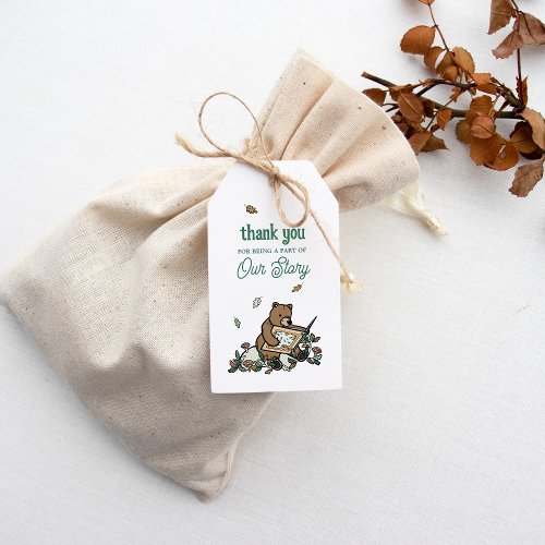 Woodland Storybook Baby Shower Thank You Gift Tags