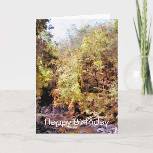 WOODLAND STREAM CARD (Front)