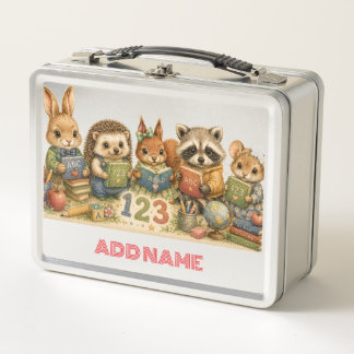 Woodland Study Buddies: ABC Books Metal Lunch Box