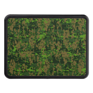 Woodland Style Digital Camouflage Decor Hitch Cover