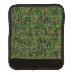 Woodland Style Digital Camouflage Luggage Handle Wrap