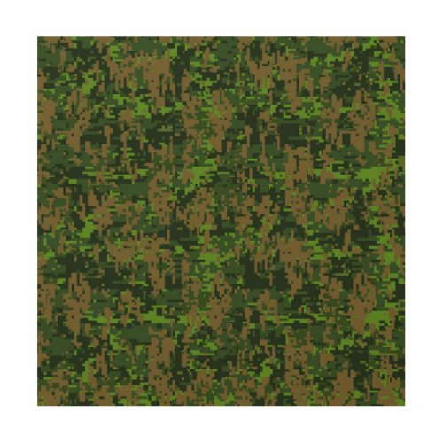 Woodland Style Digital Green Camouflage Decor