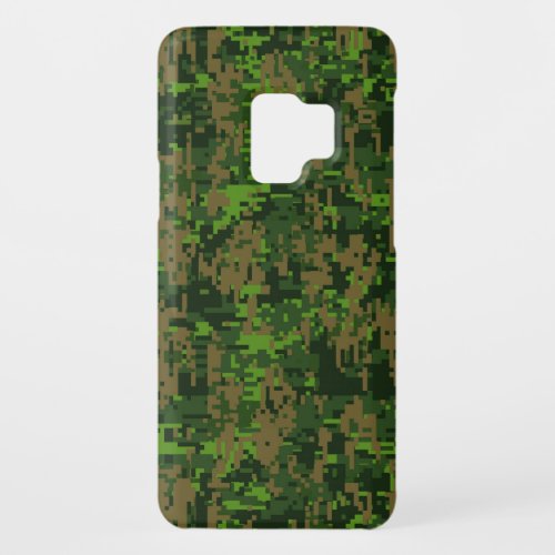 Woodland Style Digital Pixels Camouflage Case_Mate Samsung Galaxy S9 Case