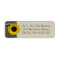Woodland Sunflower and Burlap