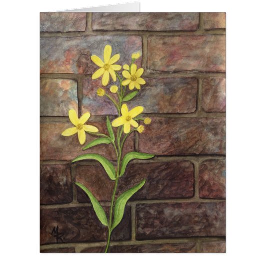 Woodland Sunflower Painting (Front)