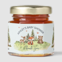 Woodland Theme Thank You Baby Shower