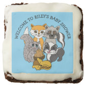 Woodland Themed Boy's Baby Shower   Brownie (Front)