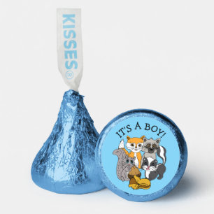 Woodland Themed Boy's Baby Shower   Hershey®'s Kisses®