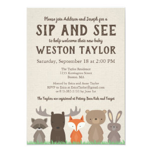 Sip And See Invitations Zazzle