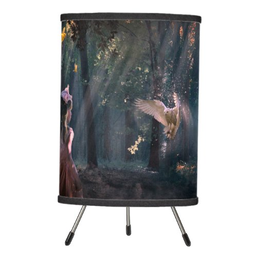 Woodland Themed Tripod Lamp