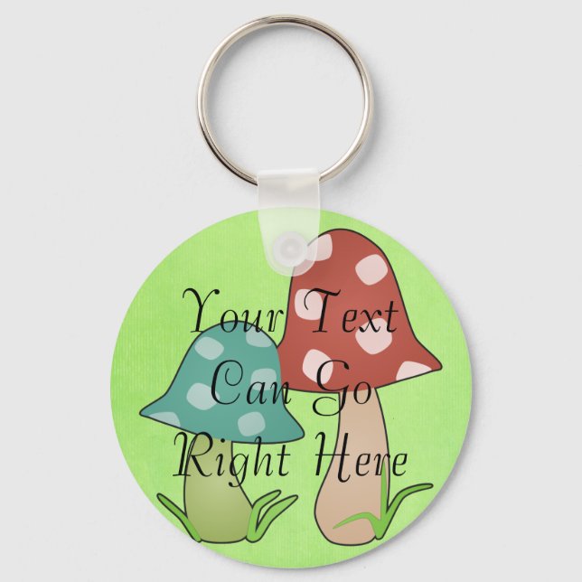 Woodland Toadstool Keychain (Front)