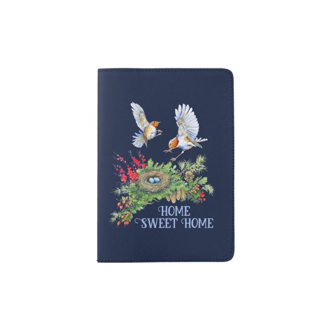 Woodland Treasures Home Sweet Home Passport Holder (Front)