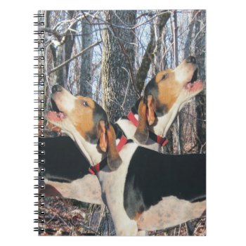 Woodland Treeing Walker Coonhound Notebook by WackemArt at Zazzle