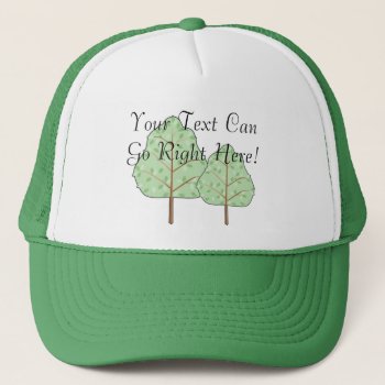Woodland Trees Hat by Customizables at Zazzle