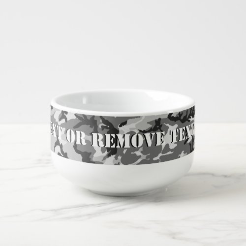 Woodland Urban Camouflage Soup Mug