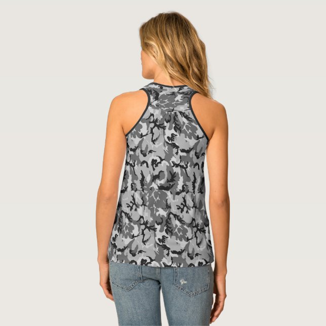 Woodland Urban Camouflage Tank Top (Back Full)