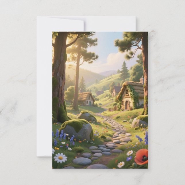 Woodland Village Thank You Card (Front)