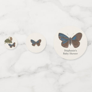 Woodland Vintage Baby Shower Gender Neutral Confetti