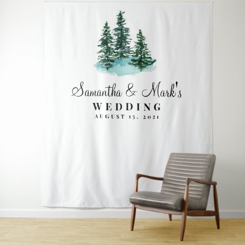Woodland Wedding Backdrop Photo Booth Prop