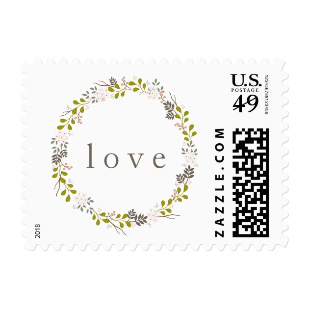 Woodland Wedding LOVE Stamp