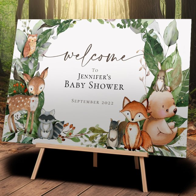 Woodland Welcome Foam Board (Creator Uploaded)