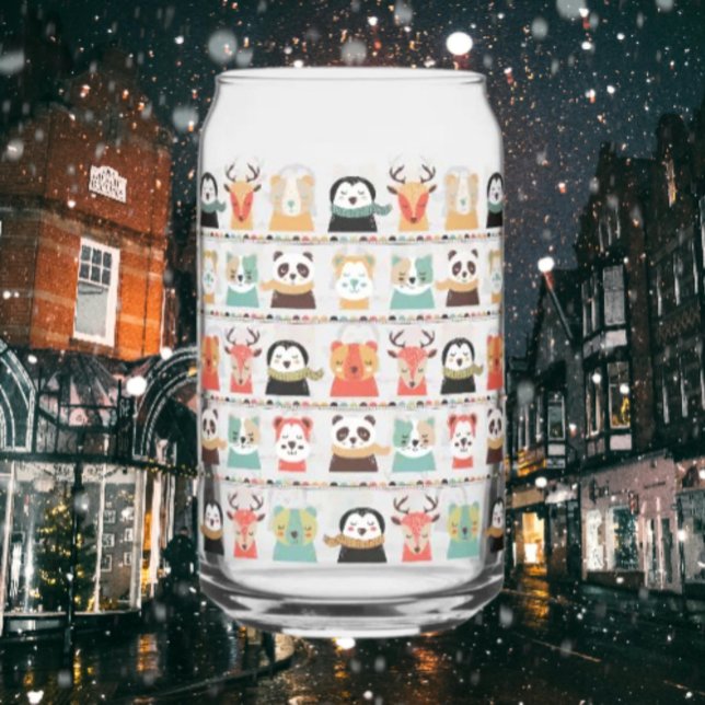 Woodland Whimsy Buddies Clear Can Glass (Creator Uploaded)