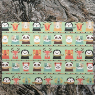 Woodland Whimsy Buddies Cloth Placemat