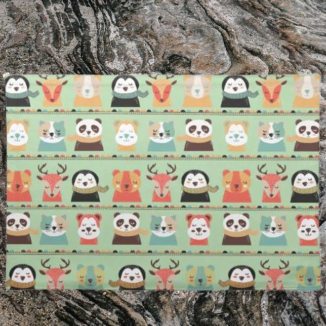 Woodland Whimsy Buddies Cloth Placemat (Creator Uploaded)