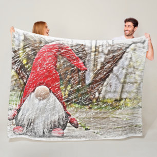 Woodland Whimsy Fleece Blanket