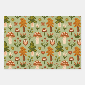 Woodland Whimsy Wrapping Paper Sheets