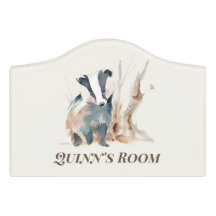 Woodland Whisper Custom Bedroom Plaque