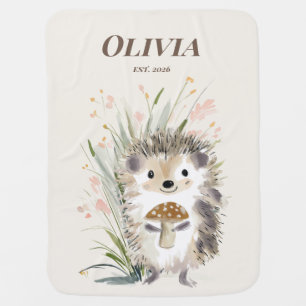 Woodland Whisper Custom Nursery Keepsake Baby Blanket