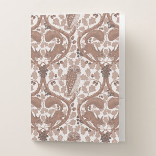 Woodland Whispers/Owls and Squirrels in the Oak/mo Pocket Folder